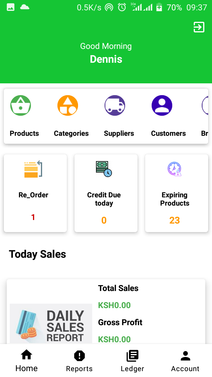 Point of Sale Admin App